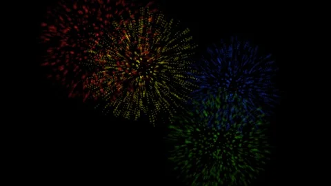 Coloured fireworks 1 스톡 동영상 122933597