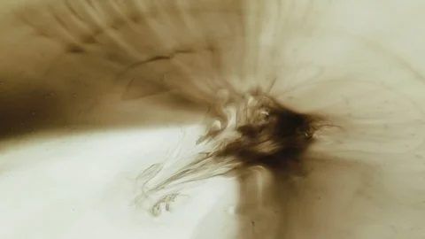 Coloured Inks In Motion Stock Footage 126916212