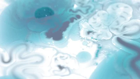 Coloured Inks In Motion Stock Footage 126923578