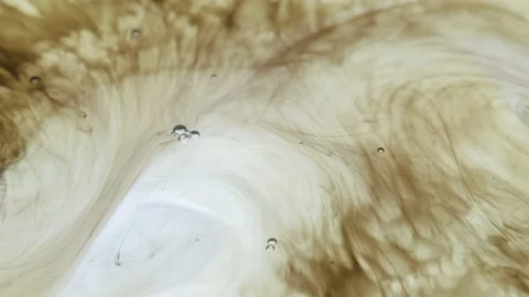 Coloured Inks In Motion Stock Footage 126927107