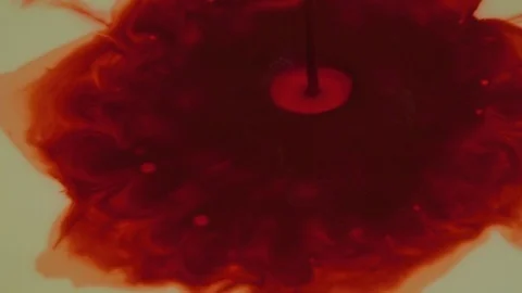 Coloured Inks In Motion Stock Footage 126927435