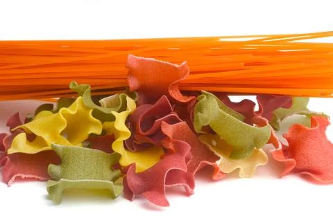 Coloured pastes Stock Photos