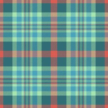 Coloured pattern seamless background, tie tartan texture vector. Hounds too.. Stock Illustration