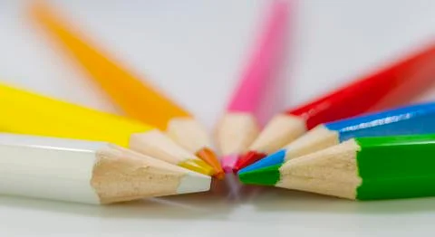 Coloured pencil Stock Photos