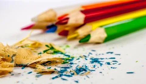 Coloured pencil Stock Photos