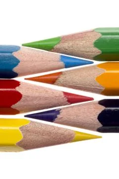 Coloured pencil Stock Photos