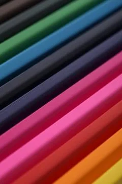 Coloured pencils Stock Photos