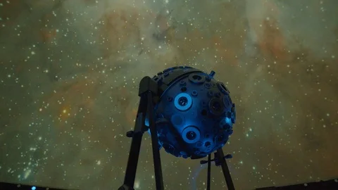 Coloured Rotating Planetarium Presentation / Mannheim Видео 113284300