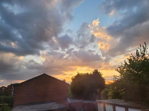 Coloured sky Stock Photos