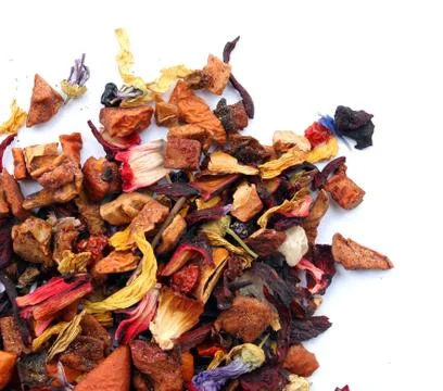 Coloured tea Stock Photos