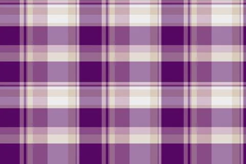 Coloured textile vector check, cosy seamless plaid texture. Mosaic backgrou.. Stock Illustration