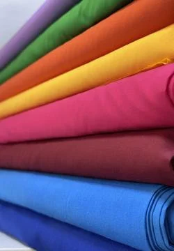 Colourfool fabric in the shop Stock Photos