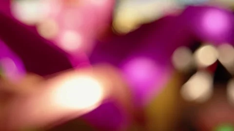 Colourful abstract background with blurry paper lanterns. Hong Kong Stock Footage 81368296