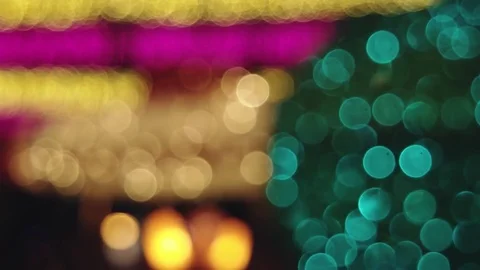 Colourful abstract background with glittering bokeh. Hong Kong Stock Footage 81367848