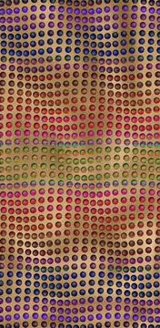 Colourful abstract background on gold wave Stock Illustration