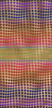 Colourful abstract background on gold wave Stock Illustration