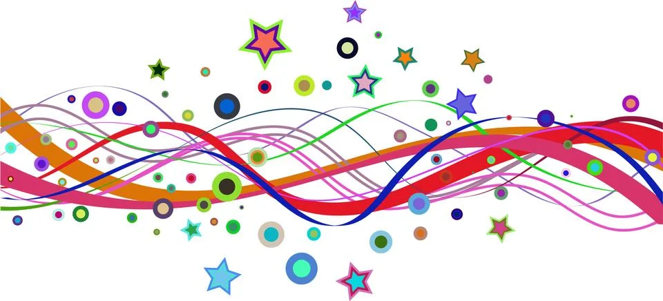 Colourful abstract background Stock Illustration