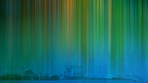 Colourful abstract cityscape background Stock Footage 102657852
