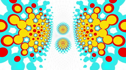 Colourful Abstract Flawless  Geometry Background Stock Footage 48992504