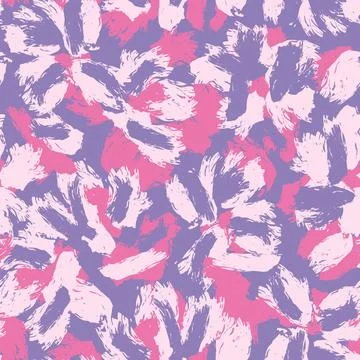 Colourful Abstract Floral Seamless Pattern Design Illustrazione stock