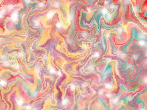 Colourful abstract fluid pattern background , greeting card or fabric Stock Illustration
