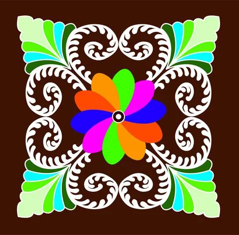 Colourful Abstract plain background with vibrant natural colours Stock Illustration