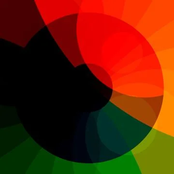 Colourful Abstract Rainbow Background. Red Green Orange Colors. Modern Design. Stock Illustration