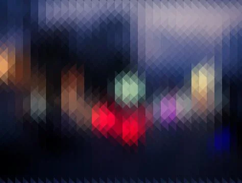 Colourful abstract triangles pixel background 스톡 사진