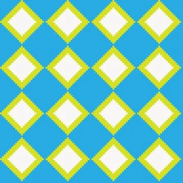 Colourful Argyle Fair Isle Seamless Pattern Design Illustrazione stock