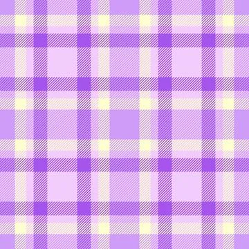 Colourful background plaid vector, dye texture seamless pattern. Mid tartan.. 스톡 일러스트