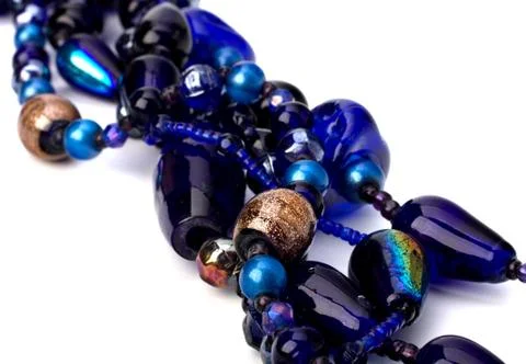 Colourful beads background Stock Photos