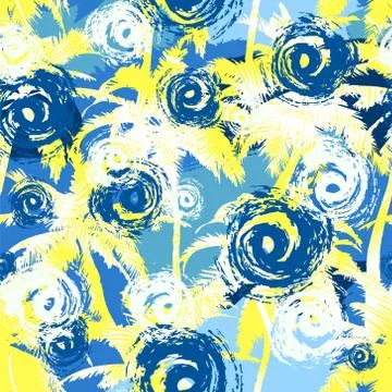 Colourful beautiful abstract seamless pattern background. Perfect for wallpapers Stockillustratie