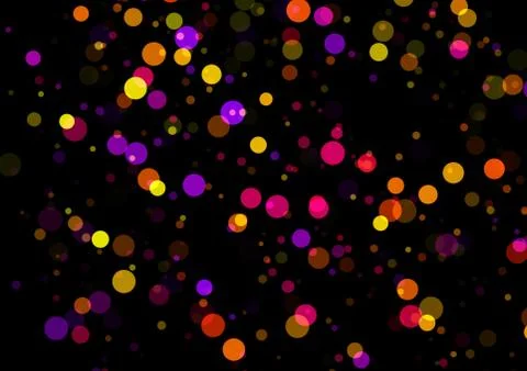 Colourful bokeh for a background image. Stock Illustration