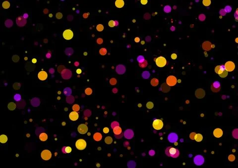 Colourful bokeh for a background image. Stock Illustration
