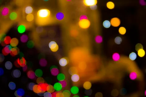 Colourful bokeh Stock Photos
