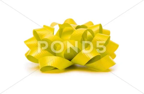 Colourful bow isolated on the white Stock Photos