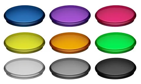 Colourful buttons Ilustración de archivo