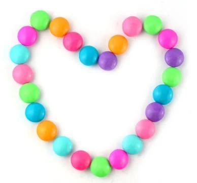Colourful candy isolated on white background Foto stock
