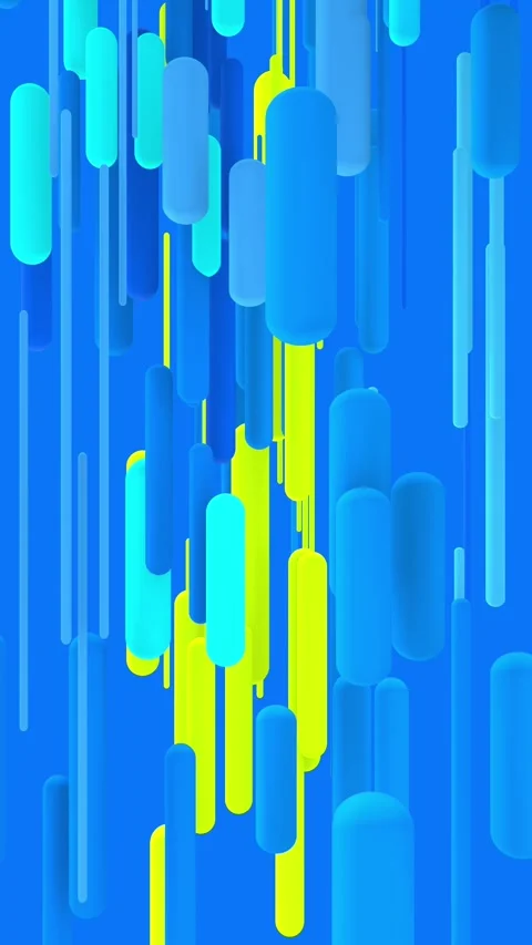 Colourful Capsule Shapes Stock Footage 294080449