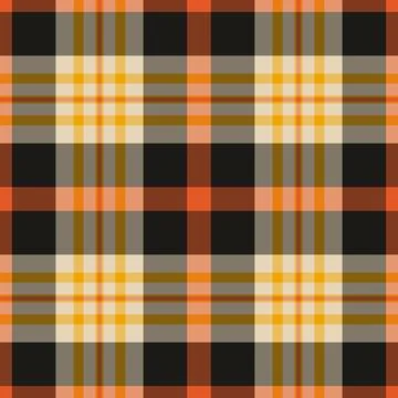 Colourful check texture textile, linear vector seamless background. Brazil .. Stock Illustration