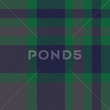Colourful Classic Modern Plaid Tartan Seamless Print/Pattern in Vector Stock Illustration