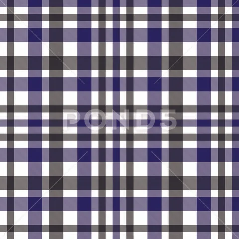 Colourful Classic Modern Plaid Tartan Seamless Print/Pattern in Vector Stock Illustration