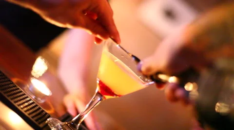 Colourful cocktail Stock Footage 42125161