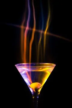 Colourful cocktail Illustrazione stock