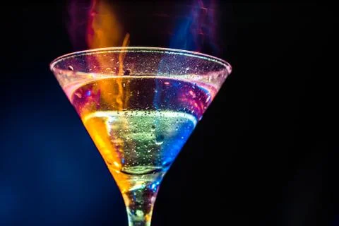 Colourful coctail Illustrazione stock