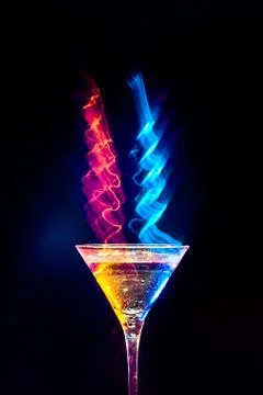 Colourful coctail Illustrazione stock