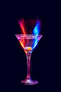 Colourful coctail Foto stock