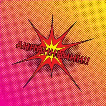 Colourful comic book style explosion vector effect Stock Illustration