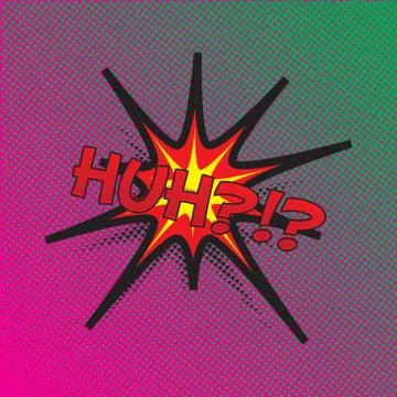 Colourful comic book style explosion vector effect Stock Illustration