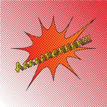 Colourful comic book style explosion vector effect Stock Illustration